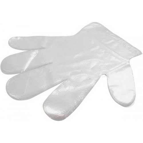Перчатки одноразовые п/э 100шт/уп 