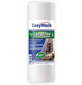 Салфетки в рулоне 24,5*28 30 листов Easy Work, хозяйственные