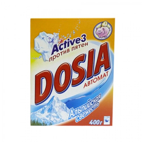 Стир.порошок Дося-автомат 400 г АЛЬПИЙСКАЯ СВЕЖЕСТЬ