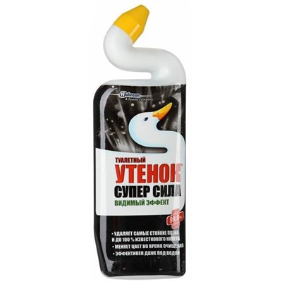 УТЕНОК 500мл гель 5в1 СУПЕР СИЛА Видимый эффект для туалетов, чистящее средство