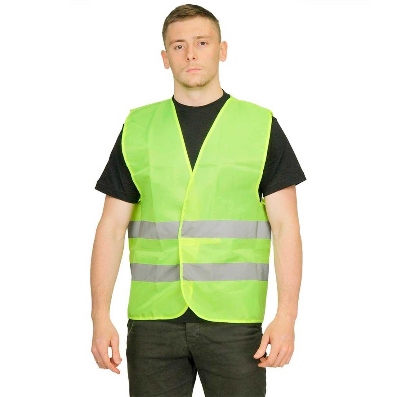 Жилет сигнальный СОП-2 (лимон.) р.XL