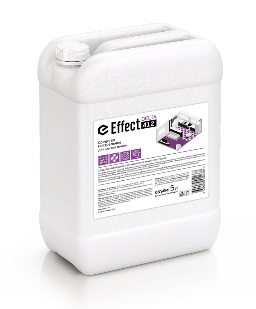 ЭФФЕКТ Дельта-412 5л средство моющее нейтральное для полов 