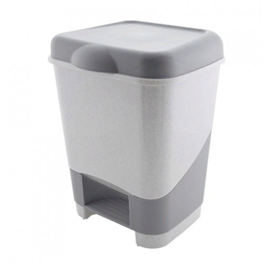 Ведро пластмассовое 20л с педалью для мусора