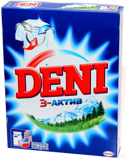 Стир.порошок Дени 3в1, ручная стирка 410г