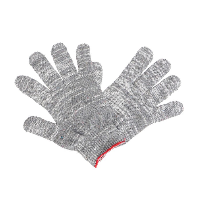 Перчатки хб 10 кл. 5-ти нитка ГРАФИТ