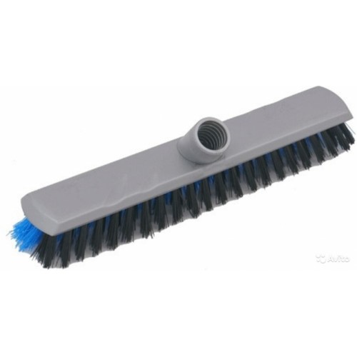 Швабра щетка д/пола на ПЛАСТИК. основе с коротким ворсом "Шробер" МП200 | с резьб. | без рукоятки |