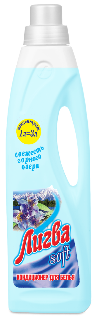 Кондиционер-антистатик Лигва-Софт 1л  концентрат СВЕЖЕСТЬ ГОРНОГО ОЗЕРА