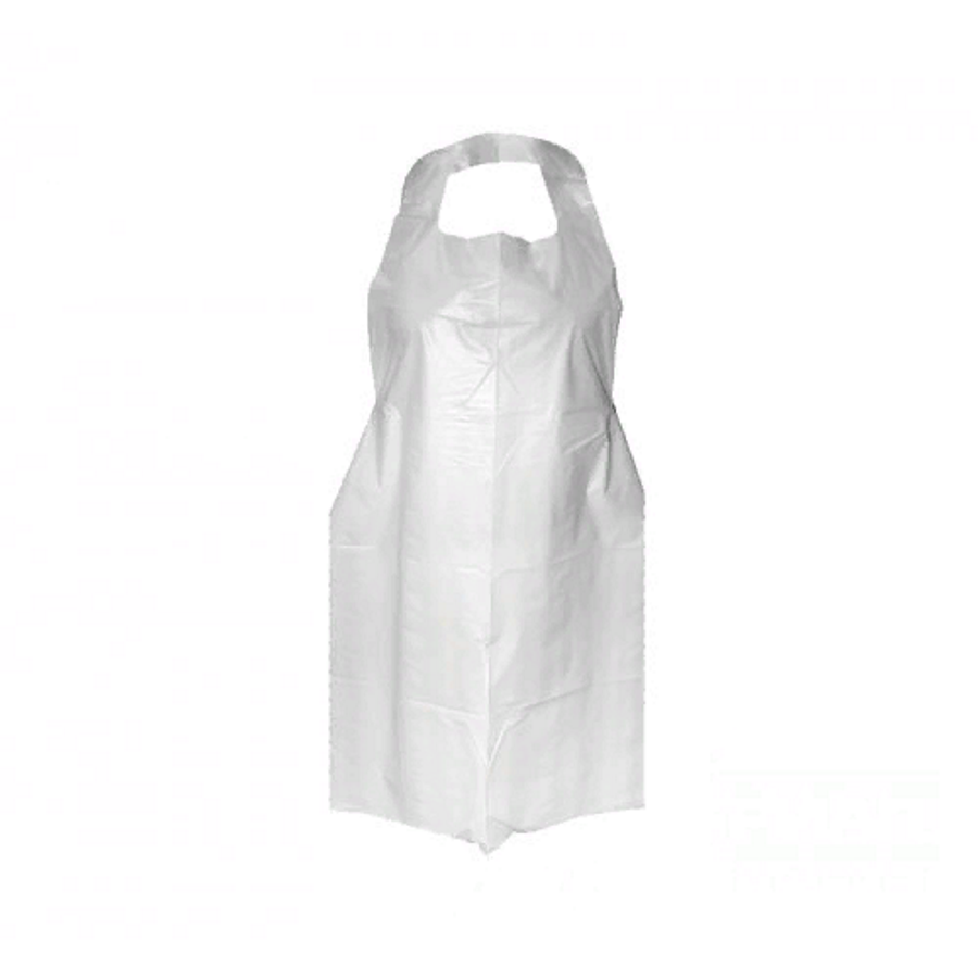 Фартук одноразовый полиэтилен белый 100шт/уп
