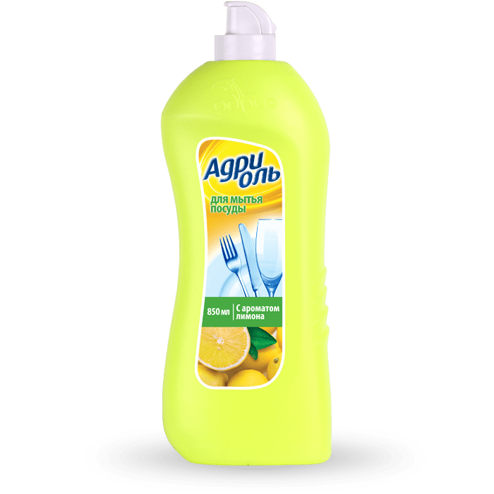 Средство для мытья посуды Адриоль 850мл лимон