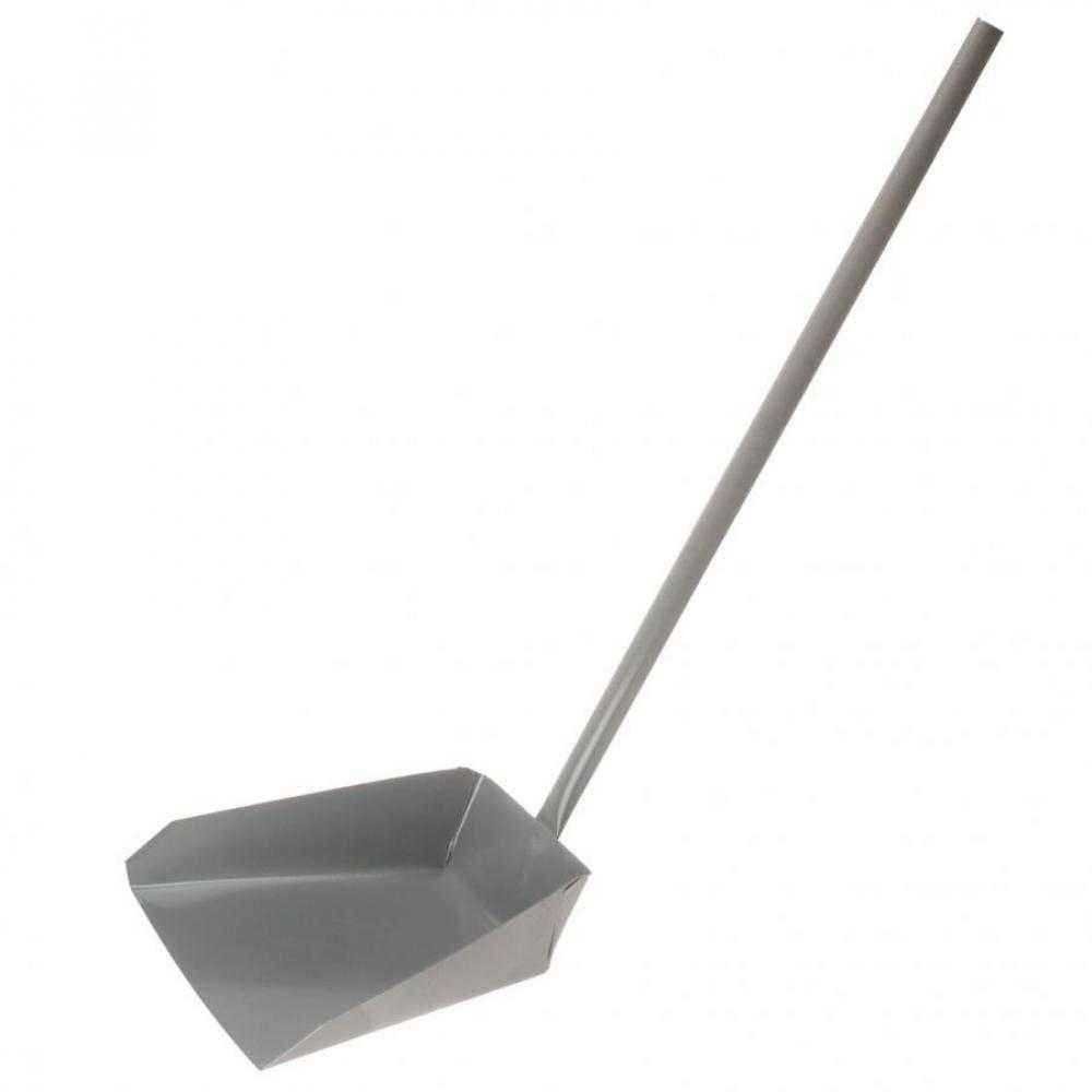 Совок оцинкованный 270х220мм с длинной металической ручкой