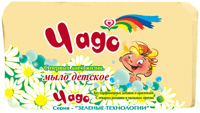 Детское мыло ЧАДО 90г в обертке Аист 