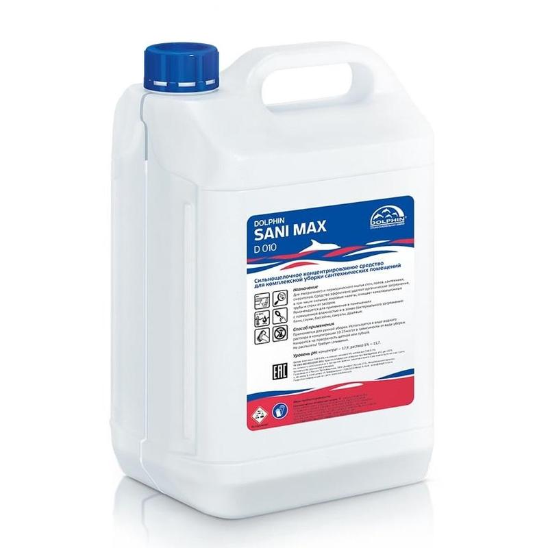 ДОЛФИН Сани-Макс 5л щелочное средство для мытья и дезинфекции