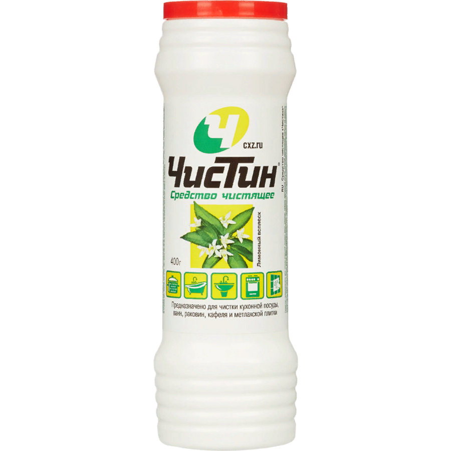 ЧИСТИН Лимон 400г чистящий порошок в тубе 