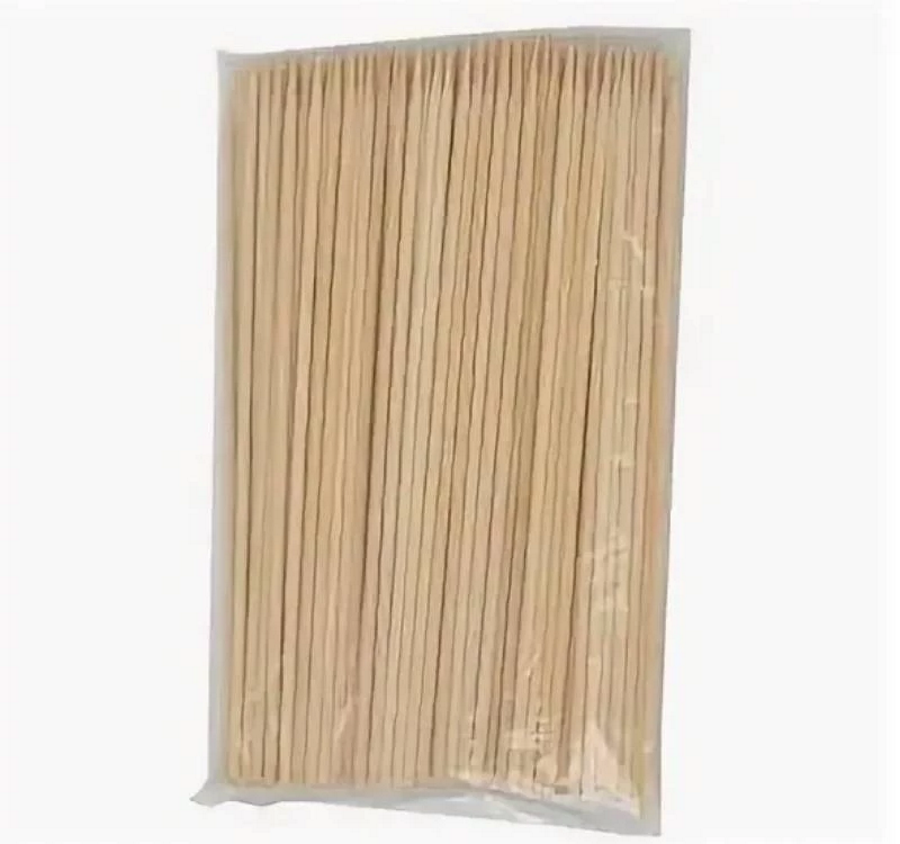 Пика для шашлыка 25см дерево 100шт/уп