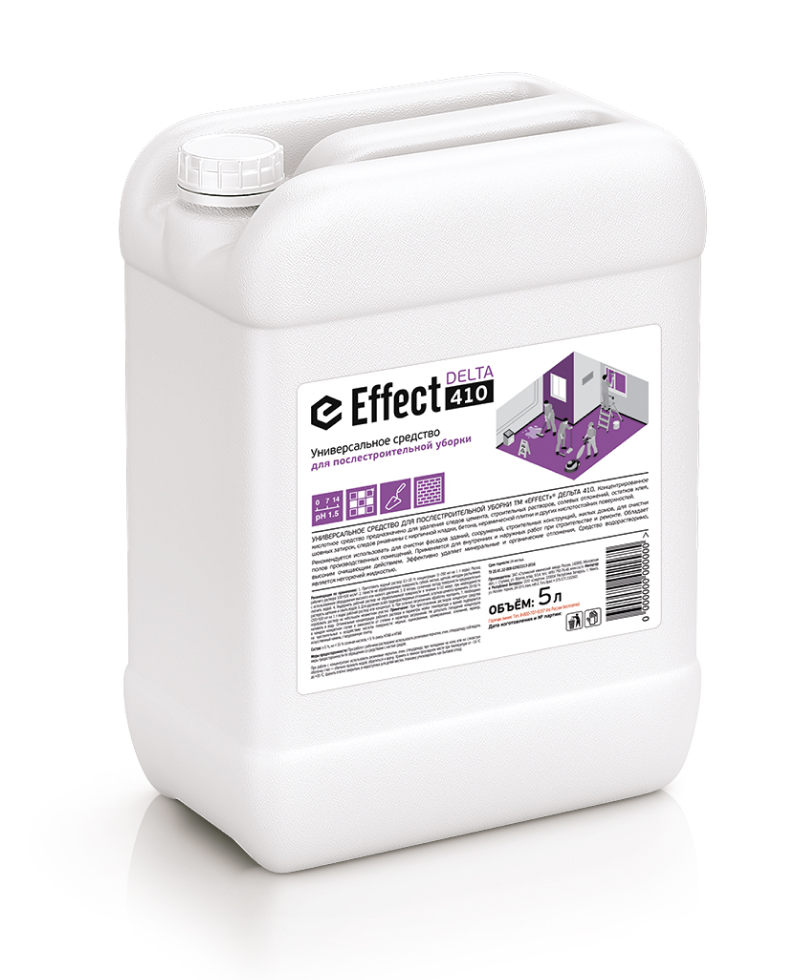 ЭФФЕКТ Дельта-410 5л для послестроительной уборки 