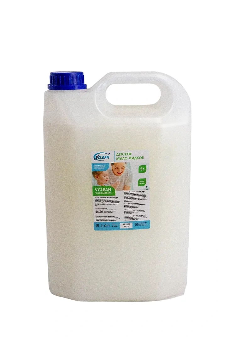 Мыло жидкое 5л VCLEAN чистые ладошки детское