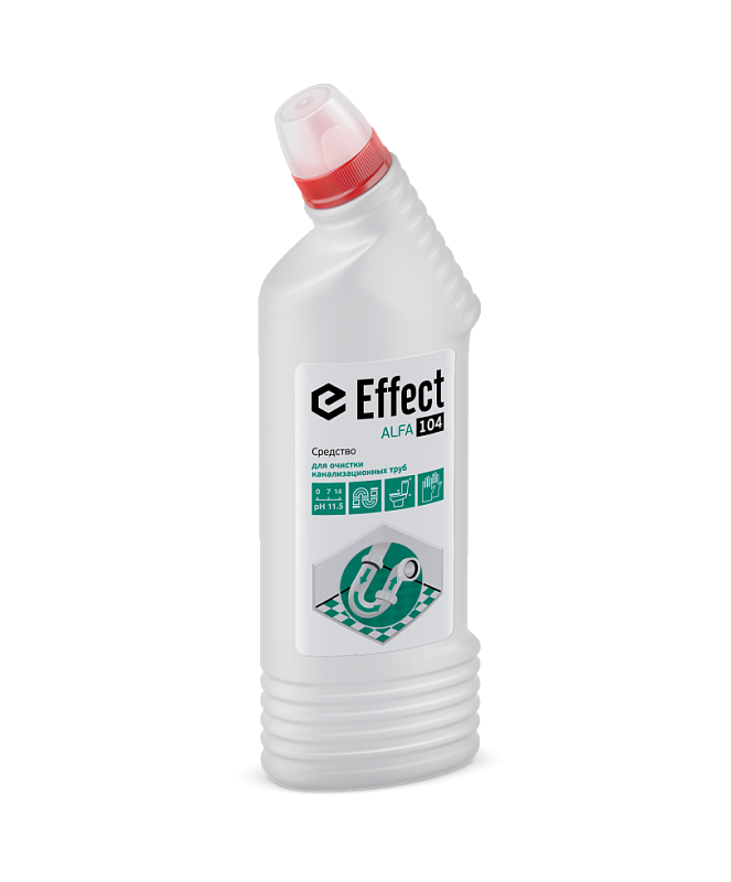 ЭФФЕКТ Альфа-104 750л для очистки канализационных труб