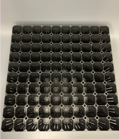 Кассета рассадная лесная РКЛ-100 / 385×385×90 мм