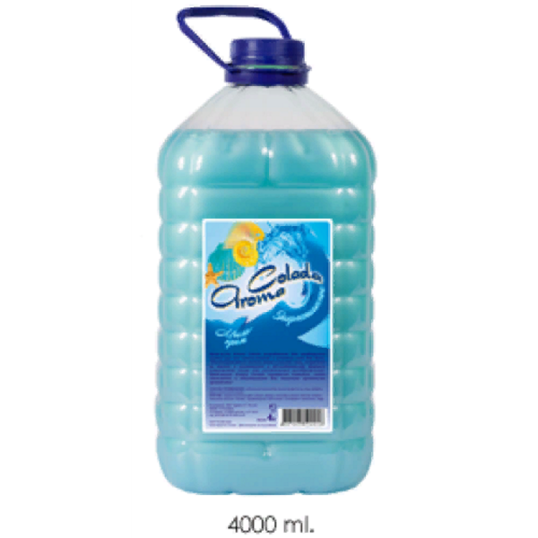 Мыло жидкое 4л АРОМА КОЛАДА Энергетическое синее