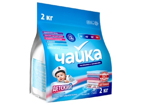 Стиральный порошок Чайка-автомат  2 кг ДЕТСКИЙ
