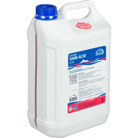 ДОЛФИН Сани-Асид кислотное ср-во для удаления известкового налета 5л