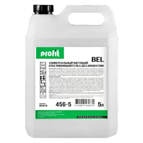 ПРОФИТ Бел 5л гель для санитарных зон с отбеливающим эффектом / 456-5