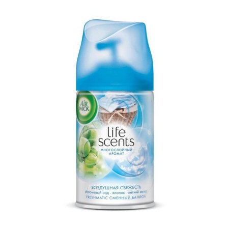 Освежитель воздуха Аирвик автомат ВОЗДУШНАЯ СВЕЖЕСТЬ LSc (зап.блок) 250мл