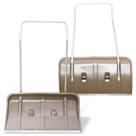 Лопата снегоуборочная BERCHOUSE (скрепер) на колесах, пластик, 82*45см, выс.120см, метал.ручка, №8