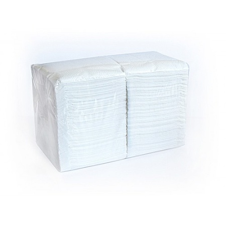 Салфетки бумажные 1сл. Big Pack 24х24см 400листов, белые/Н1400