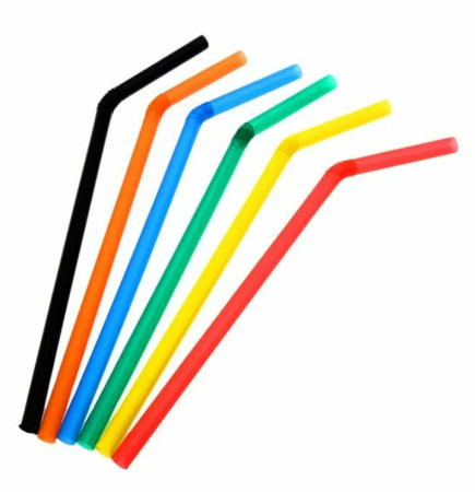 Трубочки коктейльные с изгибом 250шт/упак