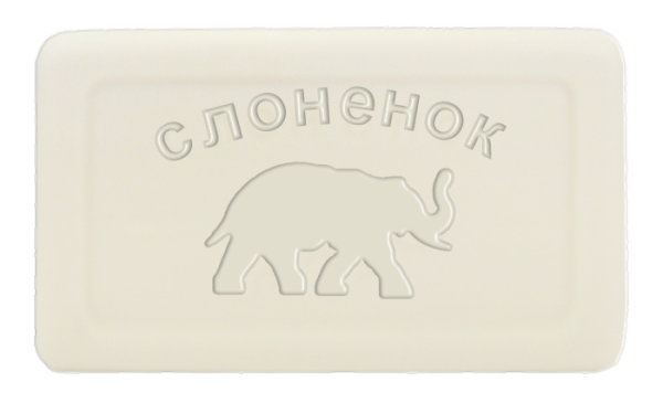 Мыло туалетное Слоненок 100г без обертки