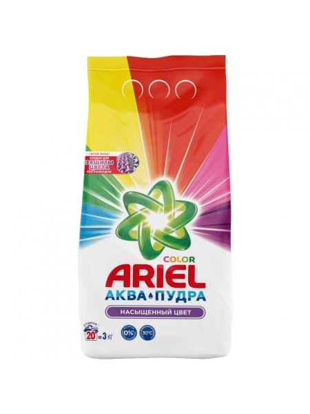 Стир.порошок Ариэль-автомат 3кг КОЛОР