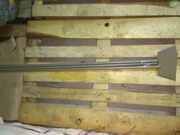 Ледоруб-скребок с металлической ручкой 120*150мм