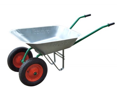 Тачка строительн. 2-х колёс. надувн. колесо г/п-178кг, объем-78л