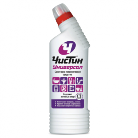 ЧИСТИН УНИВЕРСАЛ 750мл Жидкое санитарно-гигиеническое средство С ХЛОРОМ