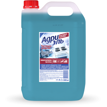 Чистящее средство АДРИЭЛЬ 5л от нагара,жира  для плит,духовок