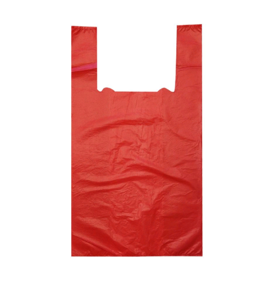 Пакет-майка 25*40 розовый 100шт/упак