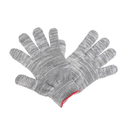 Перчатки хб 10 кл. 5-ти нитка ГРАФИТ