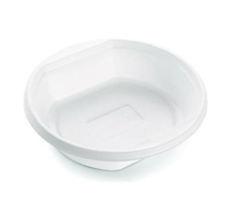 Тарелка пластиковая суповая 50шт/упак