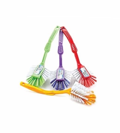 Щетка для посуды и раковин овальная с ручкой  UctemPlas (Турция)\LF370