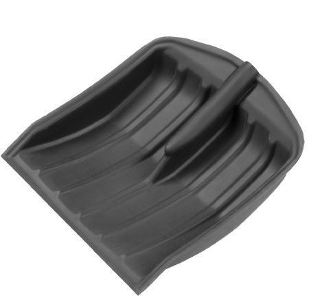 Лопата  пластм. д/снега 490*370*240ММ без планки | без черенка | Д-32 | Морозстойкий пластик 