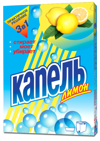 Стир.порошок Капель ЛИМОН, 400 г