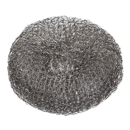 Губка МЕТАЛЛИЧЕСКАЯ д/посуды 1 шт/уп (дешевый)