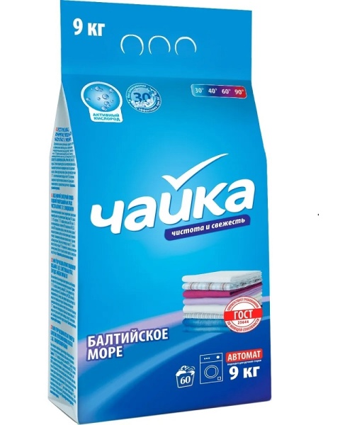 Стир.порошок Чайка-автомат  9 кг УНИВЕРСАЛ БАЛТИЙСКОЕ МОРЕ