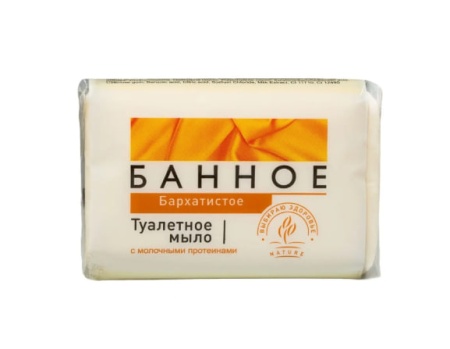 Мыло туалетное Банное бархатистое 125 гр Аист