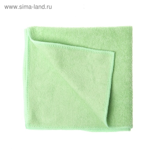 Салфетка для мебели из микрофибры 30*30 ВИТРАЖ | ЗЕЛЕНАЯ