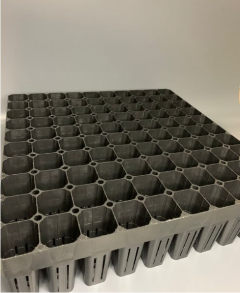 Кассета рассадная лесная РКЛ-100 / 385×385×90 мм