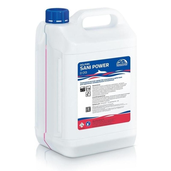 ДОЛФИН Сани-Пауэр для уборки сантехники и туалетов 5л