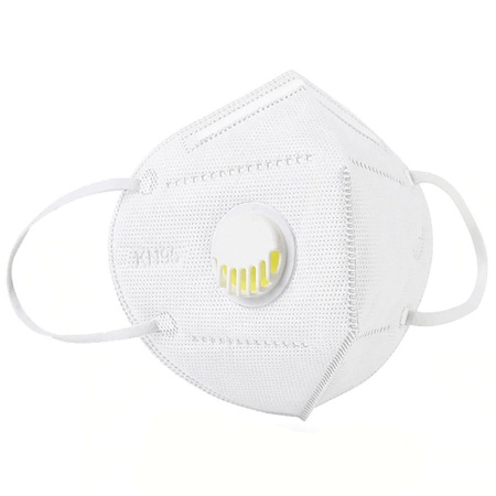 Респиратор лепесткового типа с клапаном выдоха KN95 FFP2