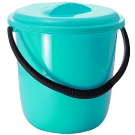 Ведро пластмассовое 12 л с крышкой